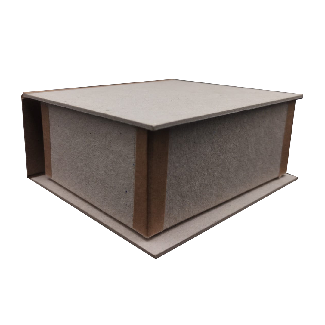 CARTAO CINZA 1.9 CAIXA CART 95X95X50 C/5