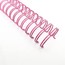 WIRE-O 7/8 180F ROSA METAL SPIRAL C/10