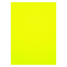 PAPEL COLORIDO A4 NEON 180G AMARELO C/20 MASTER