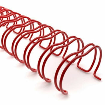 WIRE-O 3/4 140F VERMELHO SPIRAL C/10