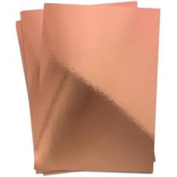 PAPEL LAMINADO A4 ROSE GOLD 250G C/10F IMPOR